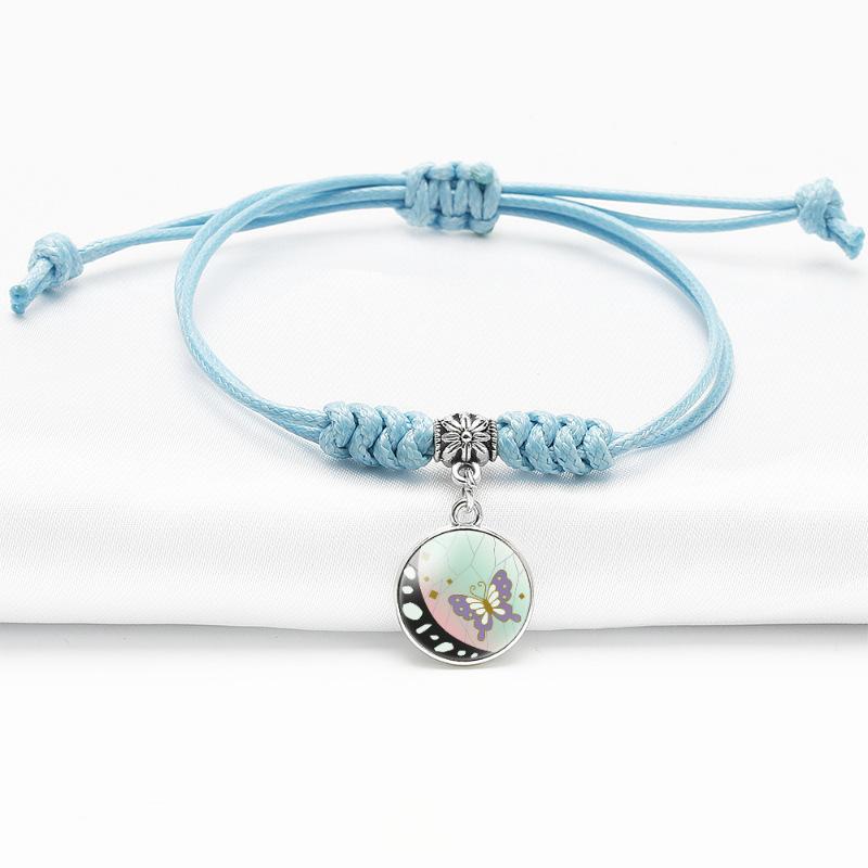 

Браслет Демон Истребитель Ювелирные изделия Поклонники Сувенир Подарок Аниме Аксессуары Синий Декор Style L