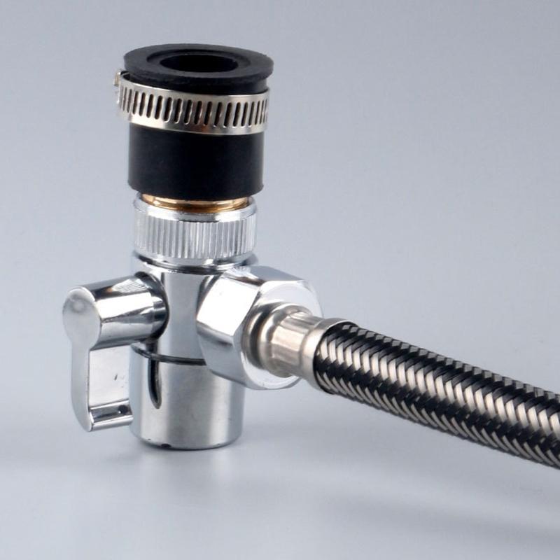 Sink for Valve Diverter Faucet Splitter for Kitchen or Bathroom Sink Faucet Replacement Part Faucet to Hose Adapter 4 Si