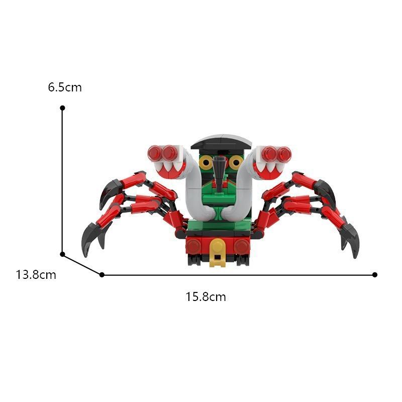 Children's Building Blocks, Red Train, Charles Train, Small Particle Toy