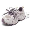 Womens Chunky Sneakers Platform Shoes Breathable Lightweight Comfortable Retro Casual Walking