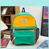 Color Blocking Fashion Design Children Backpacks For Daily Activities Outdoor