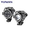 U7 125W LED Motorrad Angel Eyes Scheinwerfer Tagfahrlicht Spotlights Zusätzliche Helle LED Fahrradlampe Auto Arbeit Nebelscheinwerfer
