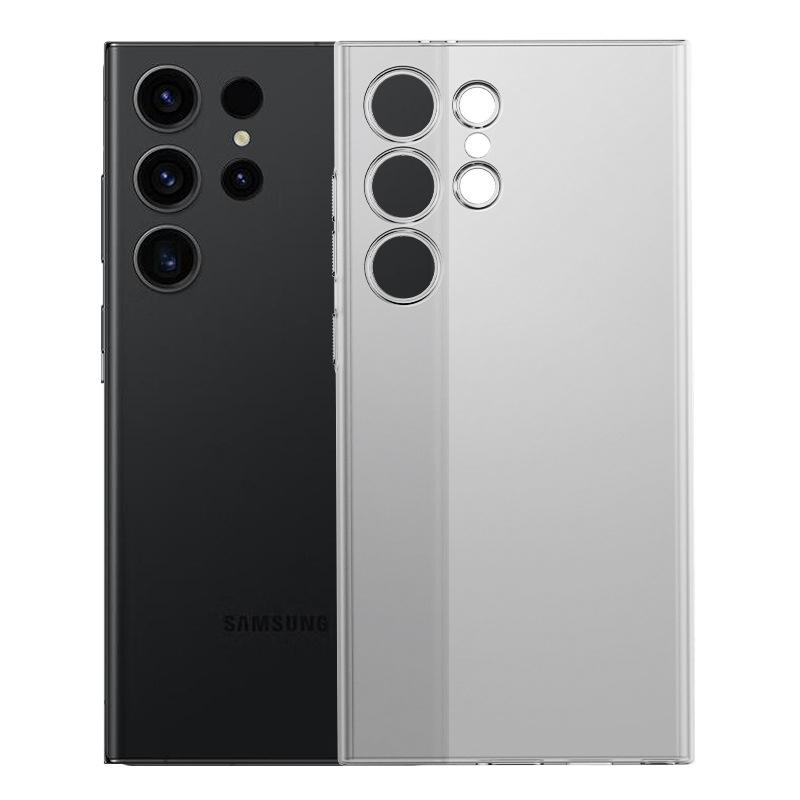 

Матовый жесткий чехол из полипропилена 0,45 мм для Samsung Galaxy S24 Ultra Fundas Ультратонкий матовый противоударный чехол на заднюю панель для Samsung S24 PLus Чехол S24 белый