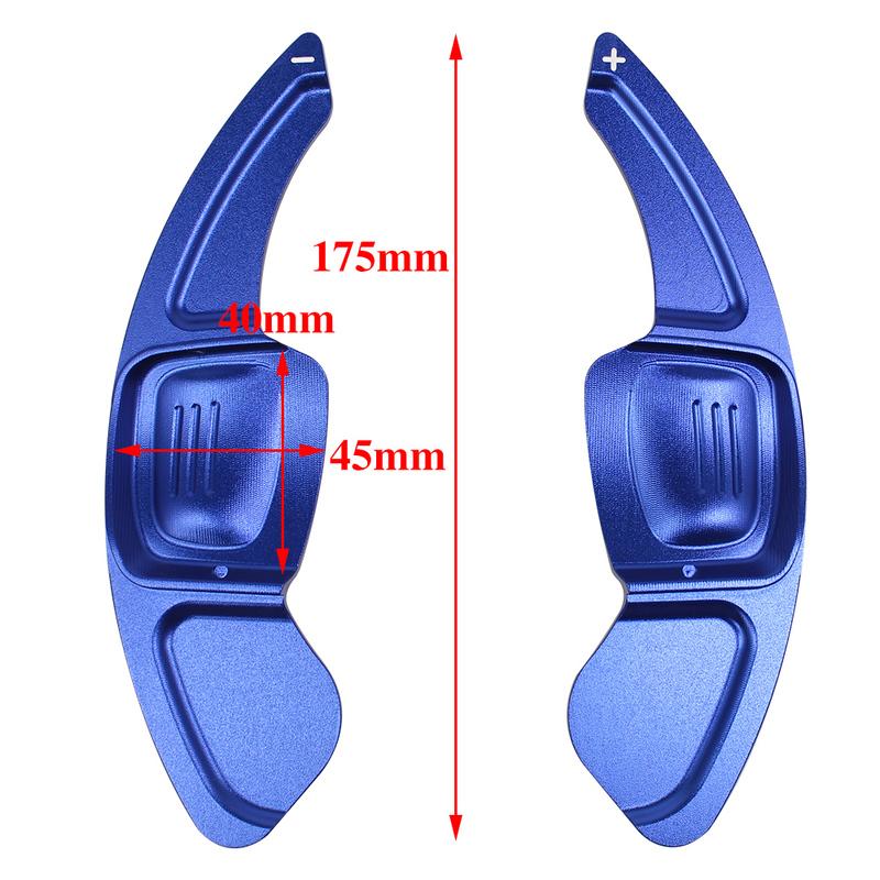 Shift Paddle For Volkswagen VW Golf 7 MK7 GOLF 8 MK8 Rline GTI R 2013- Car Steering Wheel DSG Shifter Extension 2pcs