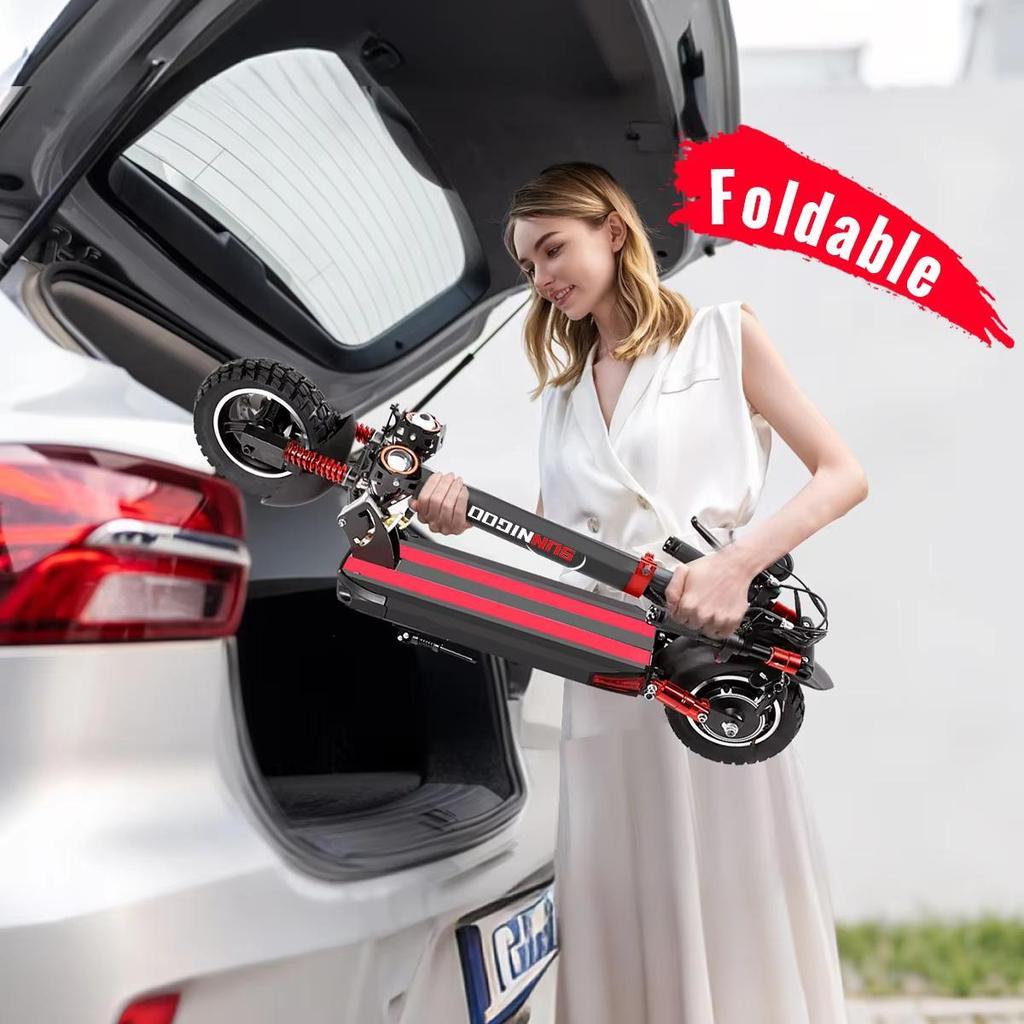 2026 Nuovo E-Scooter N3MAX 800W 48V 15Ah Autonomia 45km Ruota 10'' Doppio Ammortizzatore Pieghevole Scooter Elettrico Adatto per Adulti