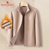 MONTAGUT Men's Double-Sided Fleece Thermal Windproof Jacket
