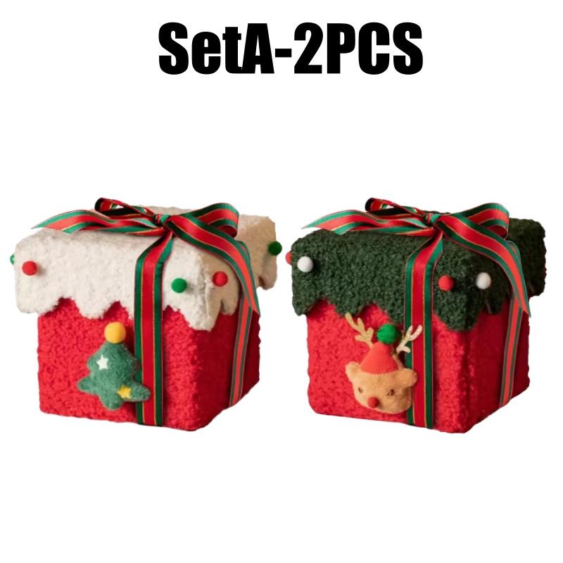 Christmas Gift Box for DIY Holiday Crafting Premium Sturdy Apple Packaging for Christmas Eve Party Decorations and Candy Present