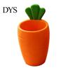 Art Supply Storage Container 3D Printed Carrot Pen Holder, Cute Desktop Organizer for Pencils and Makeup Small Ornament Brushes, Large Capacity