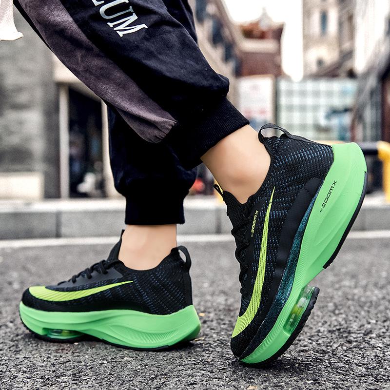 2025 Autumn New Moon Landing Couple Breathable Running Shoes Marathon Training Sports Shoes Air Cushion Running Shoes