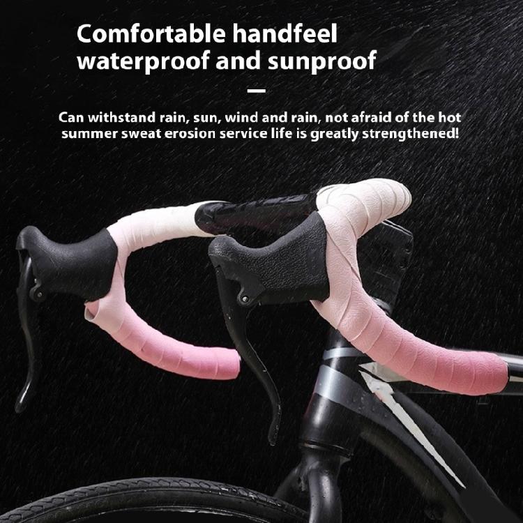 2Pcs Comfortable Bikes Handlebars Tape Anti Vibration Wrap Nonslip Bicycles Handlebar Tape Wrap Cycling Accessories