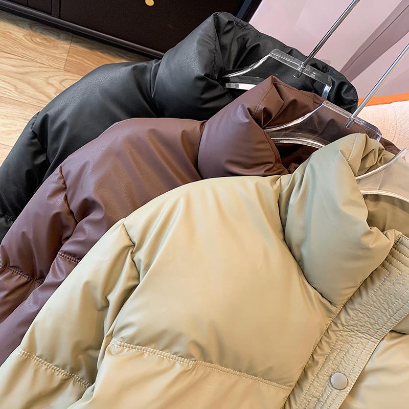 Нестирающаяся куртка из хлопка PU с короткими рукавами — фото 9