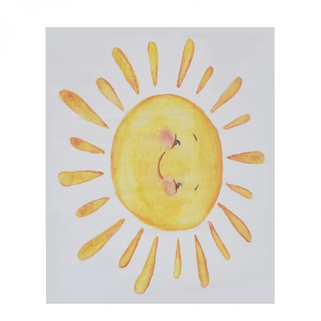 Convenient Removal Cartoon Sun Wall Stickers Children's Bedroom Decoration