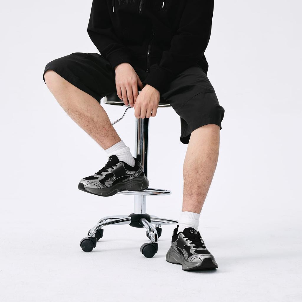 MLB Chunky Jogger Low top Casual Running Shoes Unisex Black 3ARNA065N-50BKS