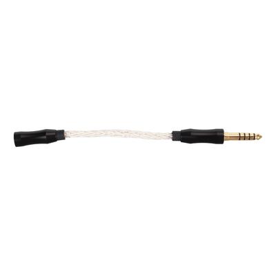 3,5 mm uz 4,4 mm Austiņu adaptera kabelis, apzeltīts 3,5 mm stereo ligzda uz 4,4 mm balansētu spraudni