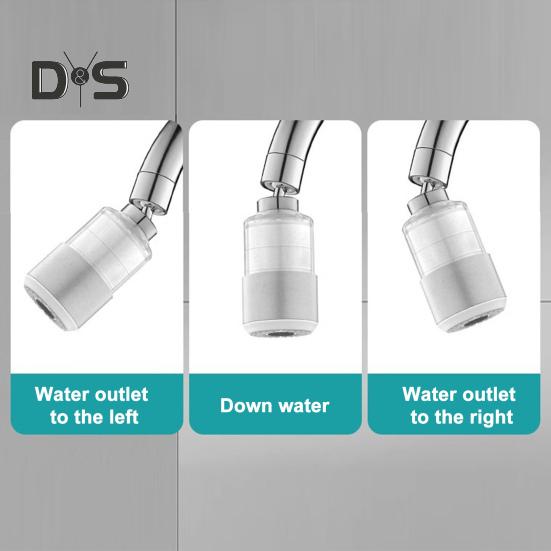 Sink Faucet Water Filter 360-degree Rotating 2 Mode Splash Universal Easy To Install Hard Tap Water Softener Water Filter Kitchen Supplies