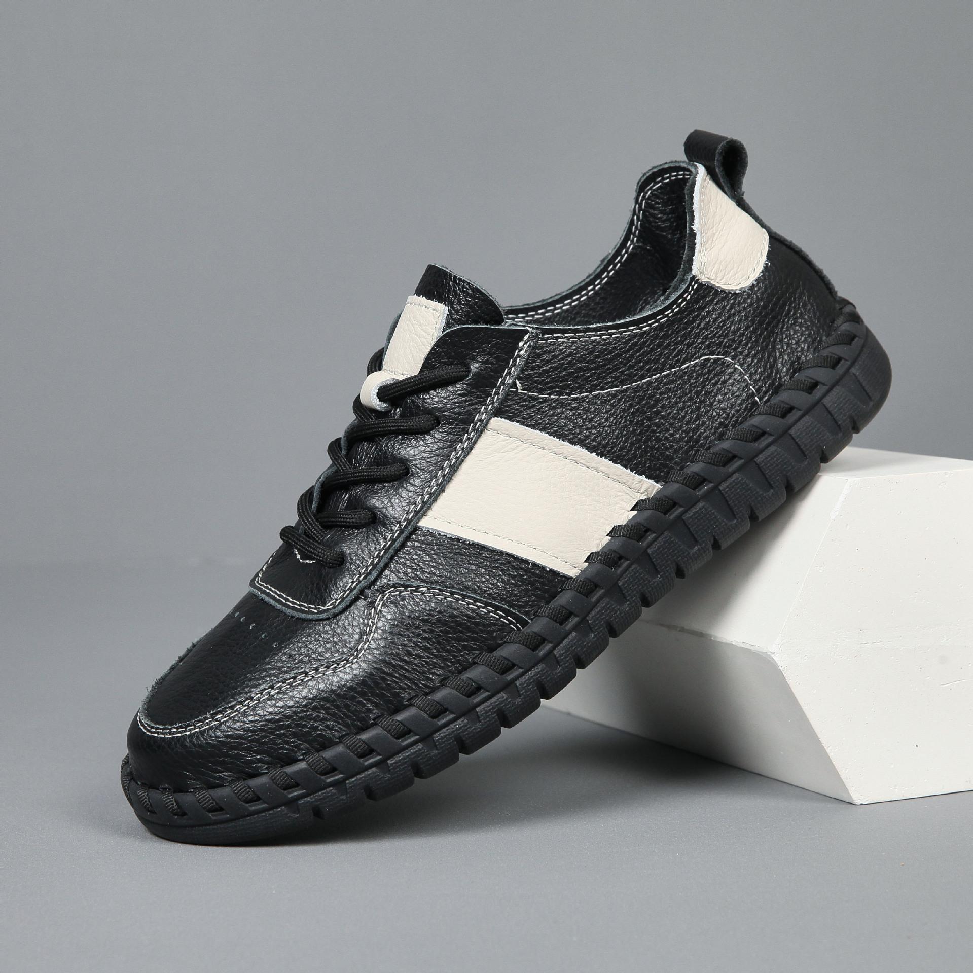 

Men s Slip-On Casual Shoes Breathable Soft Bottom Trendy Summer Anti-Odor Round Toe Out Rubber Outsole 37