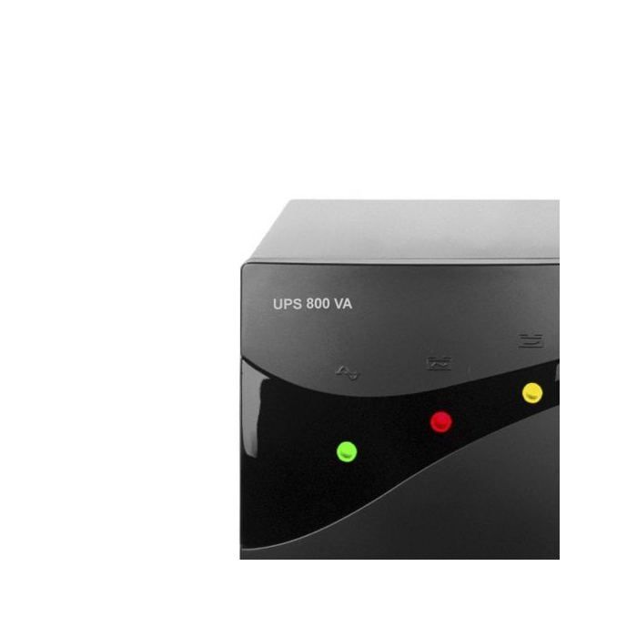 Onduleur Woxter 800 VA - CA 110-120-220-230-240 V - 480 Watt - 800 VA - 2 Connecteurs De Sortie