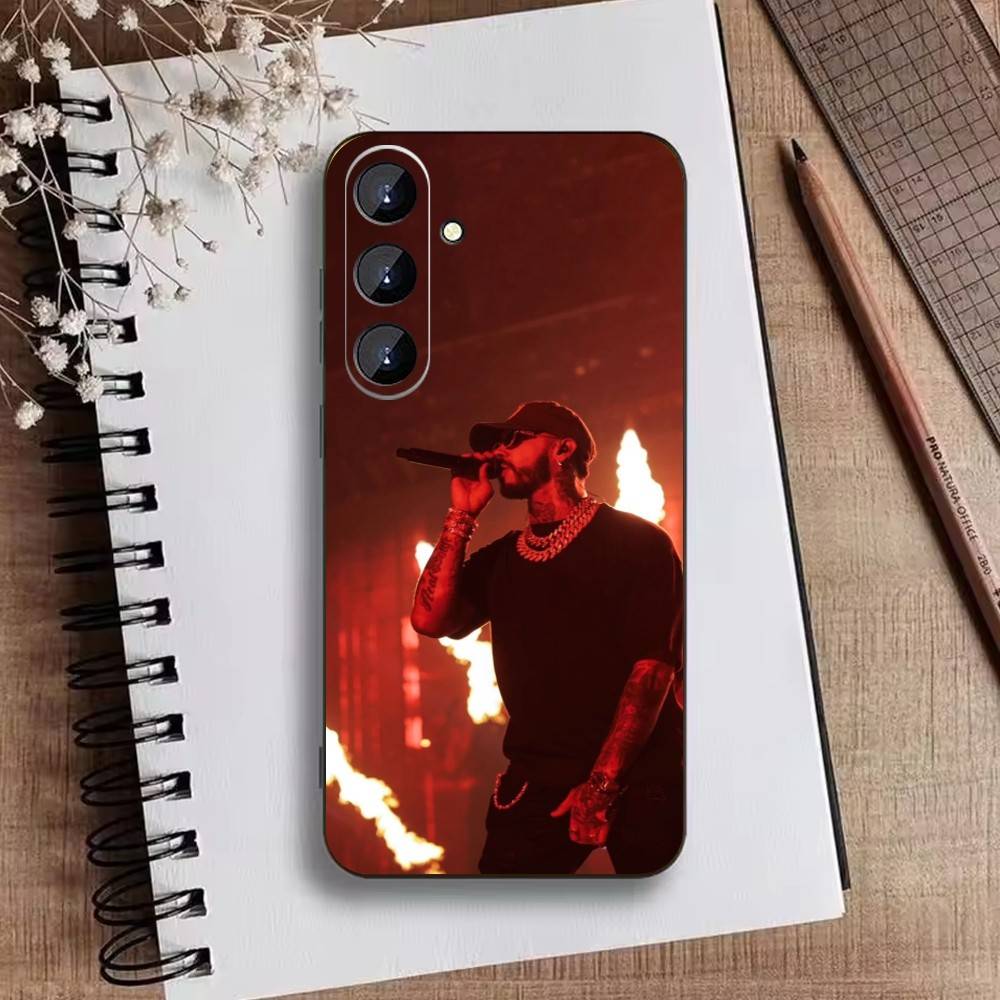 A-Anuel AA Rappe Phone Case For Samsung Galaxy A73,A21s,A22,A31,A52,A53,A71,A41Soft Black Shell
