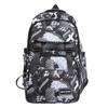Women's Print Backpack Student Schoolbag Men's Large Capacity Travel Backpack