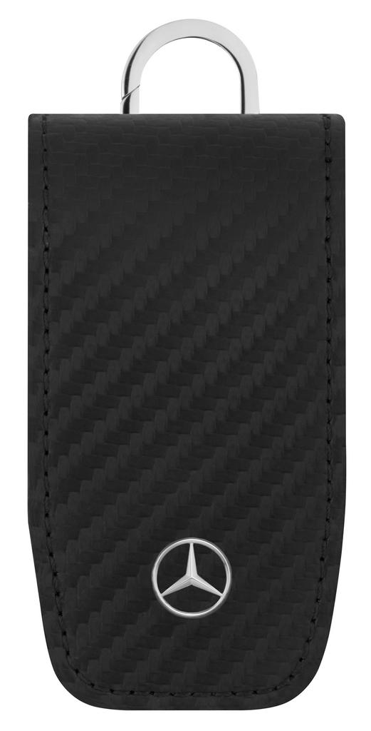 Genuine Key Square Carbon Fiber Black [Mercedes-Benz Collection] Cover, Flap,