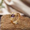 S925 Sterling Silber 18K Naturfarbe Schatz Ohrringe Leichter Luxus Premium Nische Original Design Ohrringe Neue Chinesische Ohrringe