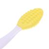 Double Sided Silicone Nose Blackhead Remover Brush Exfoliating Cleaning Tool