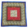 Pristine Scarf CHASSE En INDE Hunting In India Calle 90 Blue Women Used