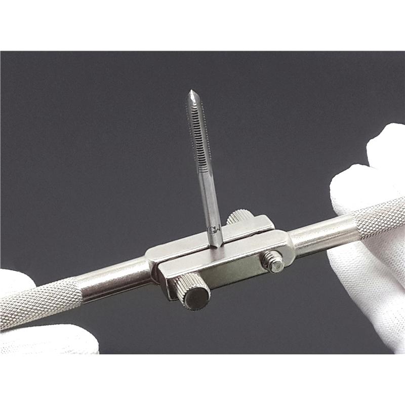 Nastavitelná M3-8 T-rukojeť s ráčnou Držák závitníku Klíč M3-M12 Sada vrtáků na závitníky Sada ručních závitníků a šroubových závitů Vrták pro závitníky