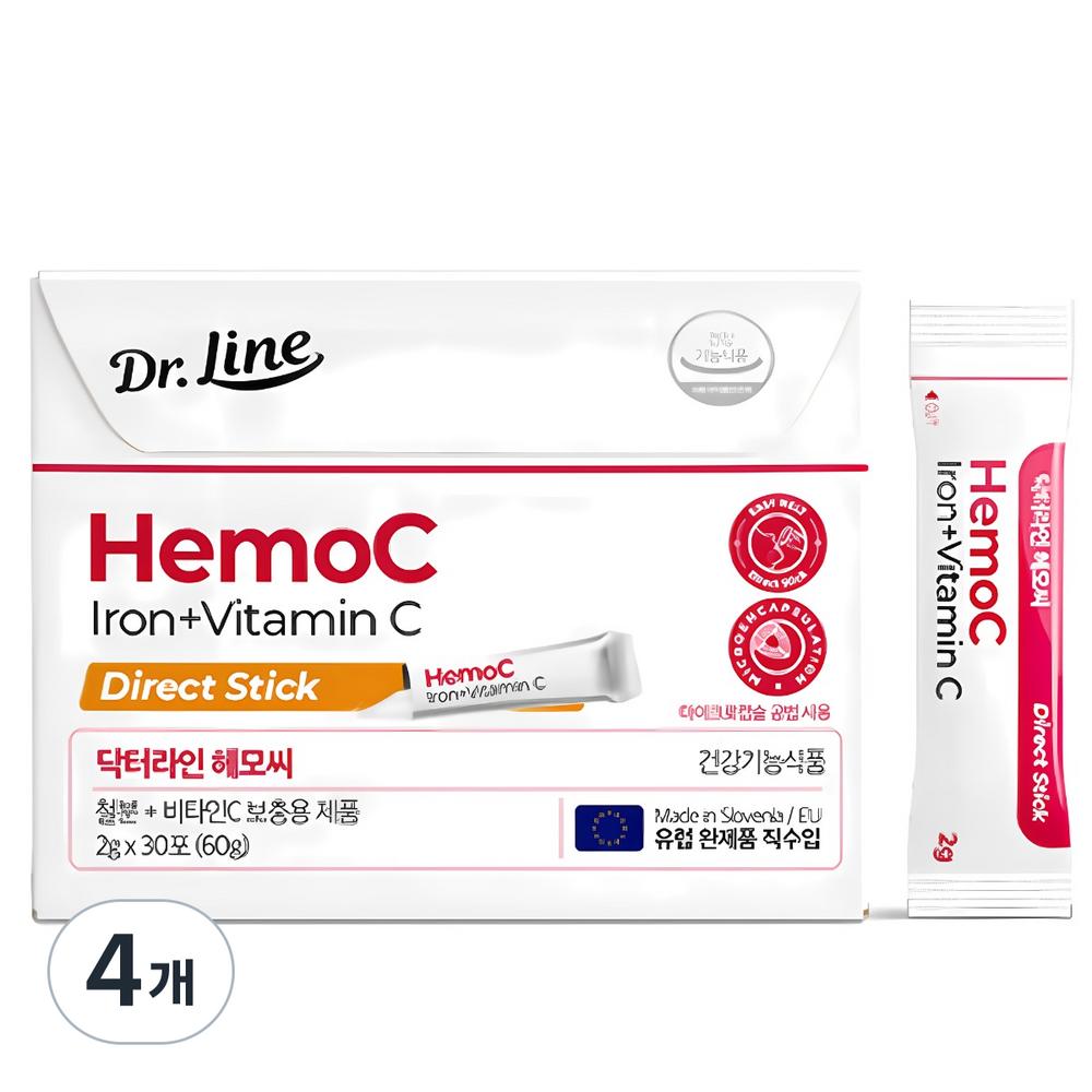 Dr. Line Hemo-C Iron 30p 60g 4 pcs