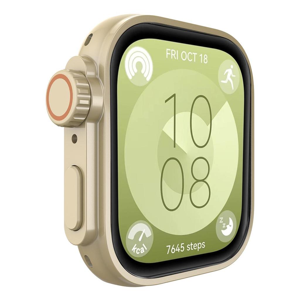 Change To Ultra Case for Huawei Watch Fit 3 Screen Protector Tempered Glass Cases Cover for Huawei Watch Fit3 Upgrade To Ultra 2