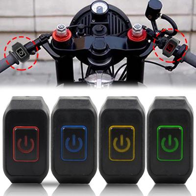 1/2 Stück Motorrad Lenkerschalter EIN AUS Scheinwerfer Hupe Steuerung Modifikationsschalter 22mm Wasserdichter Knopf Zubehör 12V