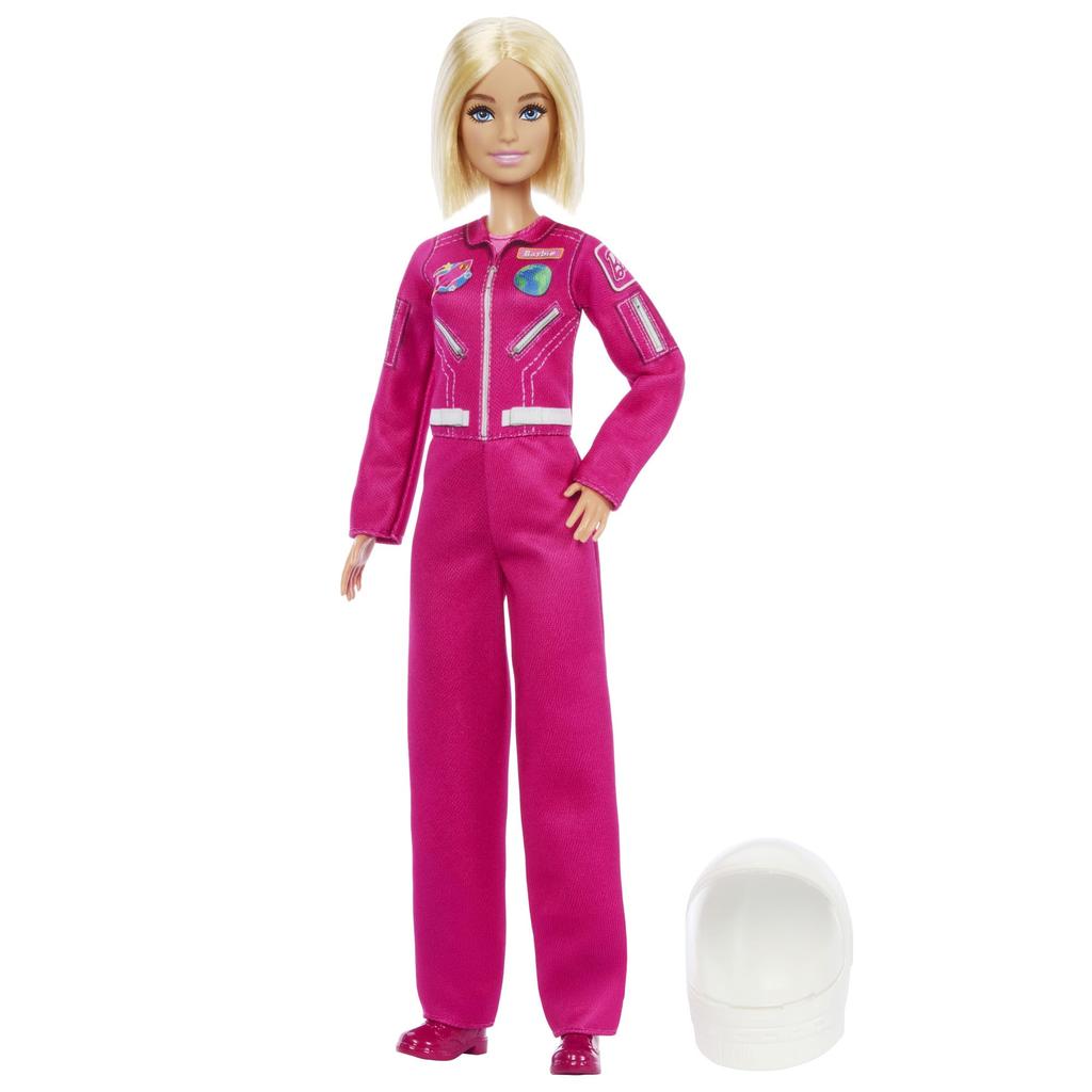 Barbie Work with Space Pilot Doll House for Pretend Ages 3 and JKF77 Barbie! Dress-Up & Play, Up, Pink,