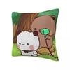 Bubu & Dudu Pillow Case Morden Pillow Cover Square Custom DIY Cushion Cover Pillowcases For Office Car Home Decorative