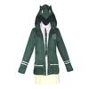 Danganronpa 2 Nanami Chiaki Cosplay Costume Dark Green Hooded Outfit Cosplay Clothing Yizhifang