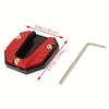 1pc High-quality Motorcycle Foot Pedal Extension Plate - Street Bike Side Stand