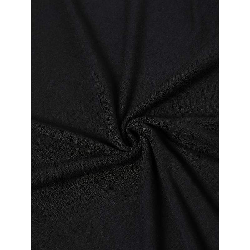 European Size Womens Plus Size Gradient Letter Print T Shirt Round Neck Short Sleeve Mid-Stretch Fabric All-Season Machine Washable Casual Wear Top