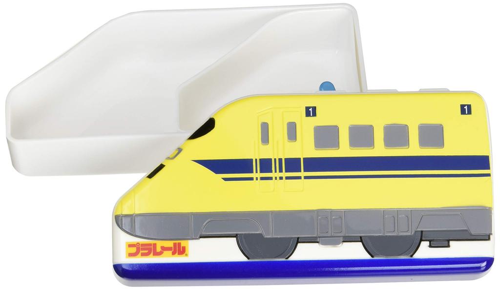 Skater Lunch Single for Nursery Doctor Die-Cut Box, 300ml, Tier, Kids, Kindergarten, School, Plarail, Yellow, Boys, LBD2-A