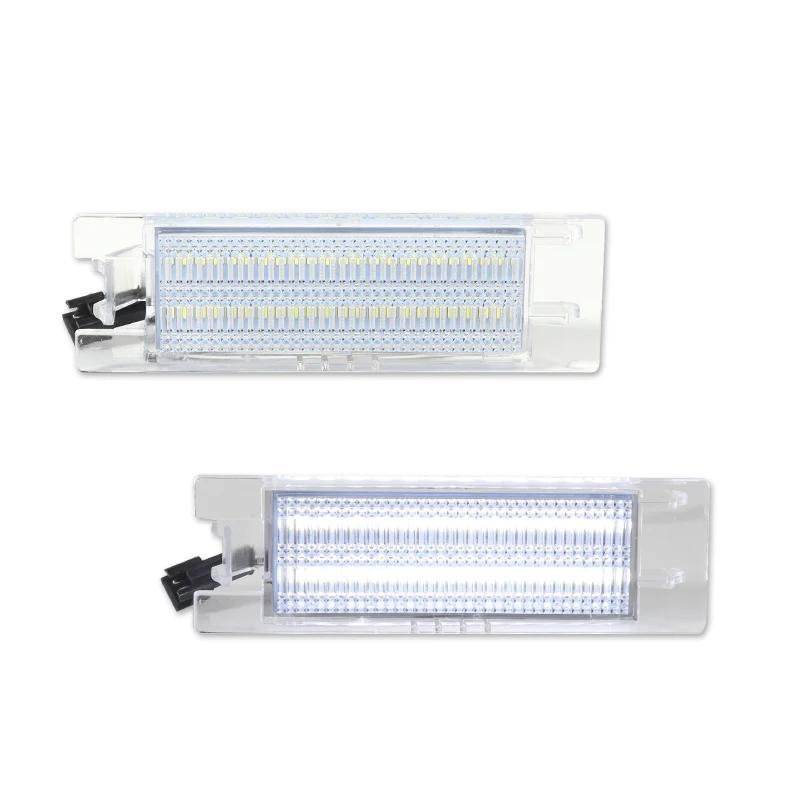 iJDM OEM-Fit 3W Full LED License Plate Light For Jeep Renegade, Powered by 18-SMD Xenon White LED & Can-bus Error Free 2015-up Xenon White