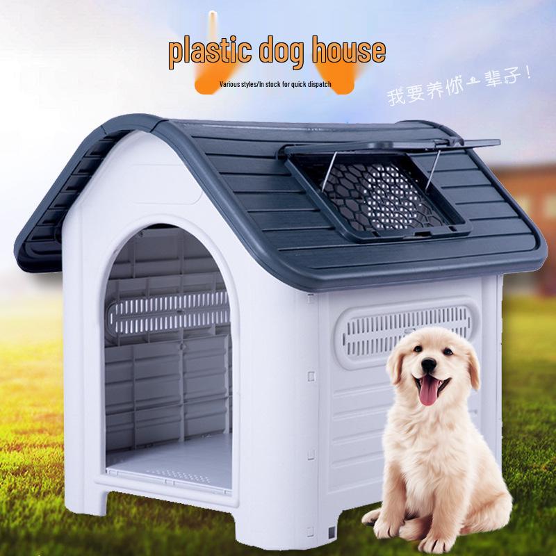 All-Season Waterproof Outdoor Dog House for Small To Large Dogs