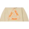Palace Glow Tri-Ferg Hood Stoney Grey Unisex Tops P27CS173