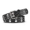 Dual Pin Buckle Business Waist Belt Luxury Design Punk Waistband  Paired with Skirts Jeans