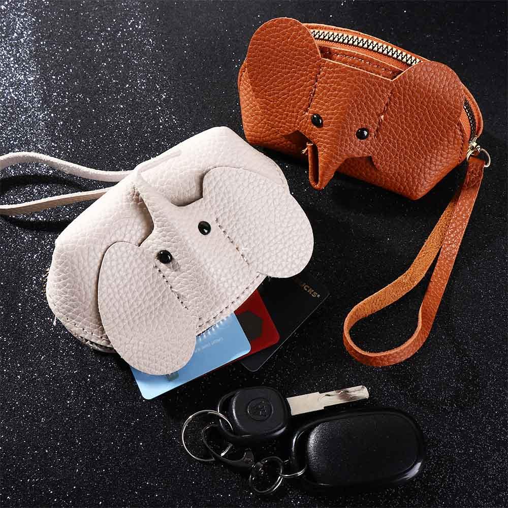 Key Ring Lipstick Bag PU Leather Women Coin Purse Small Purse Wallets Korean Money Bag Card Holder