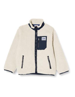 Lee Outerwear Boa Fleece Zip NATURAL 110 [Official] Jacket, Kids,