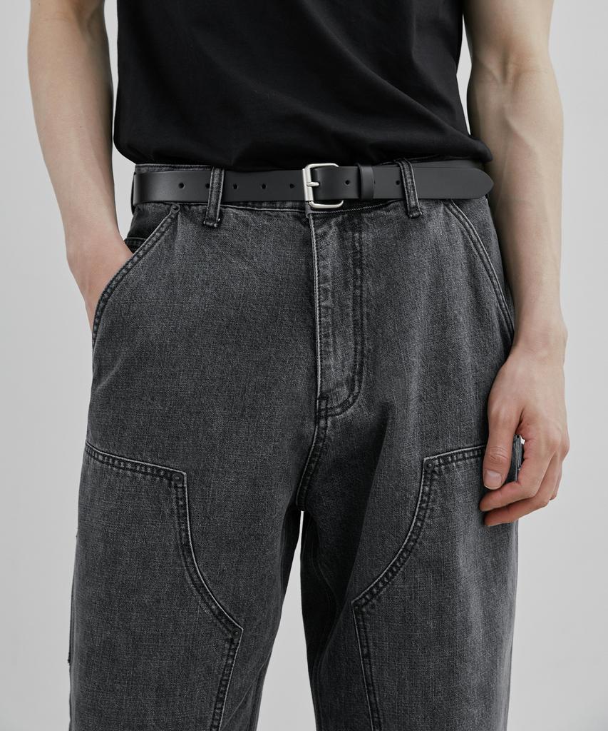 Beulaendideu Carpenter Denim Pants [Washed Black]