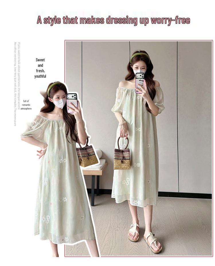 Maternity Summer Dress 2026: Chic, Fresh, Mid-Length Design