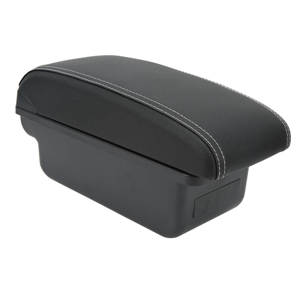 Armrest Box Console Storage Artificial Leather Quiet Closing Replacement for Captur Clio 4