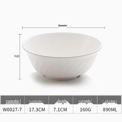 Yuzhuxun Japanese Style Melamine Noodle Bowl