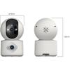 Kashimura Smart Camera, Dual Lens/Pan/Swivel, Automatic Tracking, Full HD, Smartphone Remote Control, Recording, Two-Way Audio, Motion Detection, Infr