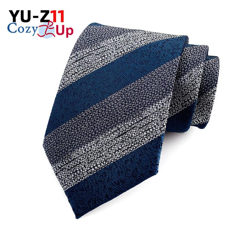Cravatta da uomo con motivo PaisleyTies a righe alla moda da 3,15 pollici per matrimonio