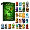 Childrens Holiday Countdown Gift Forest Dragon Advent Calendar, 24 Day Box with Acrylic Hanging Ornaments Ornaments, Festive Tree Decor, Collectible